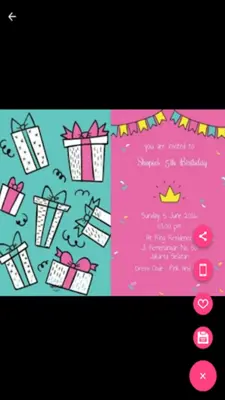 Design A Birthday Invitation android App screenshot 1